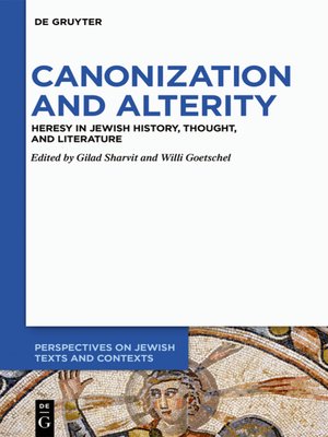 cover image of Canonization and Alterity